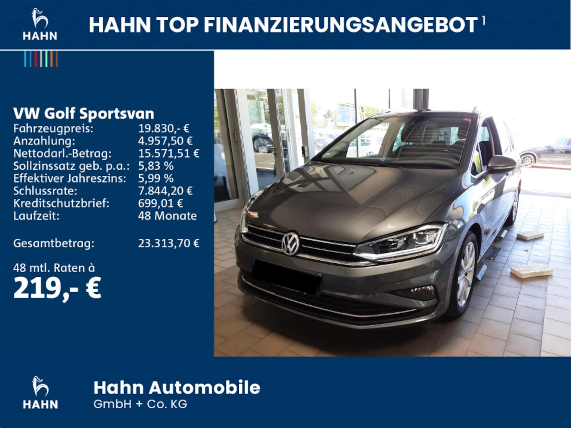 Volkswagen Golf Sportsvan Highline