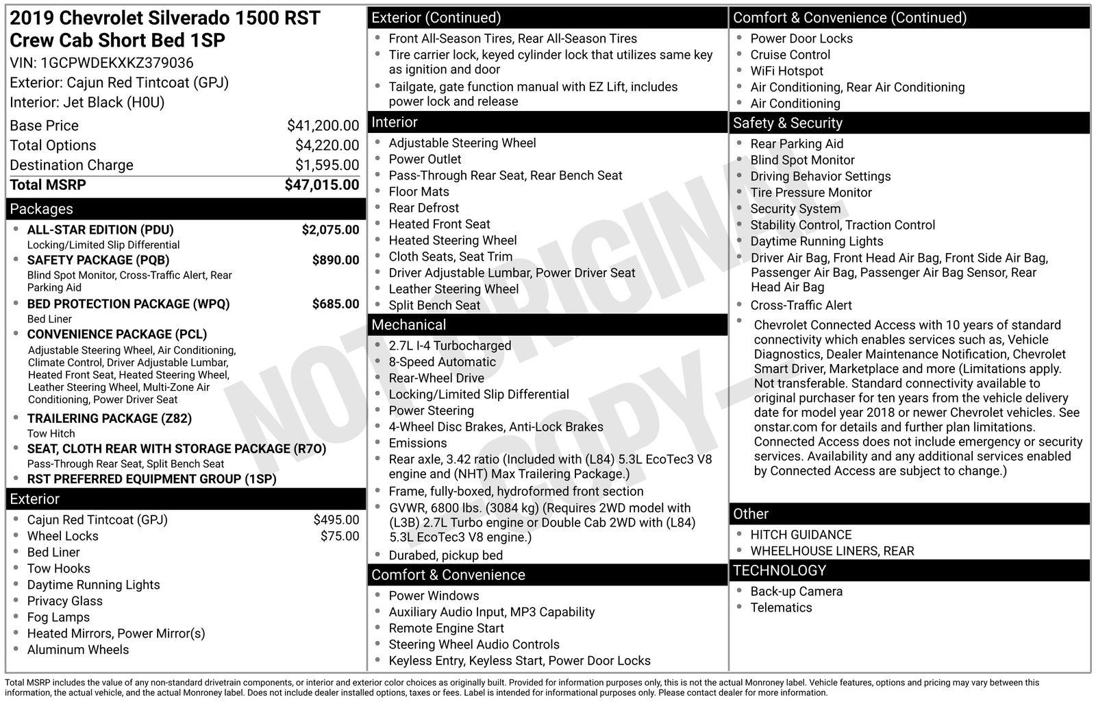 2019 Chevrolet Silverado 1500 RST Crew Cab Short Box's photo