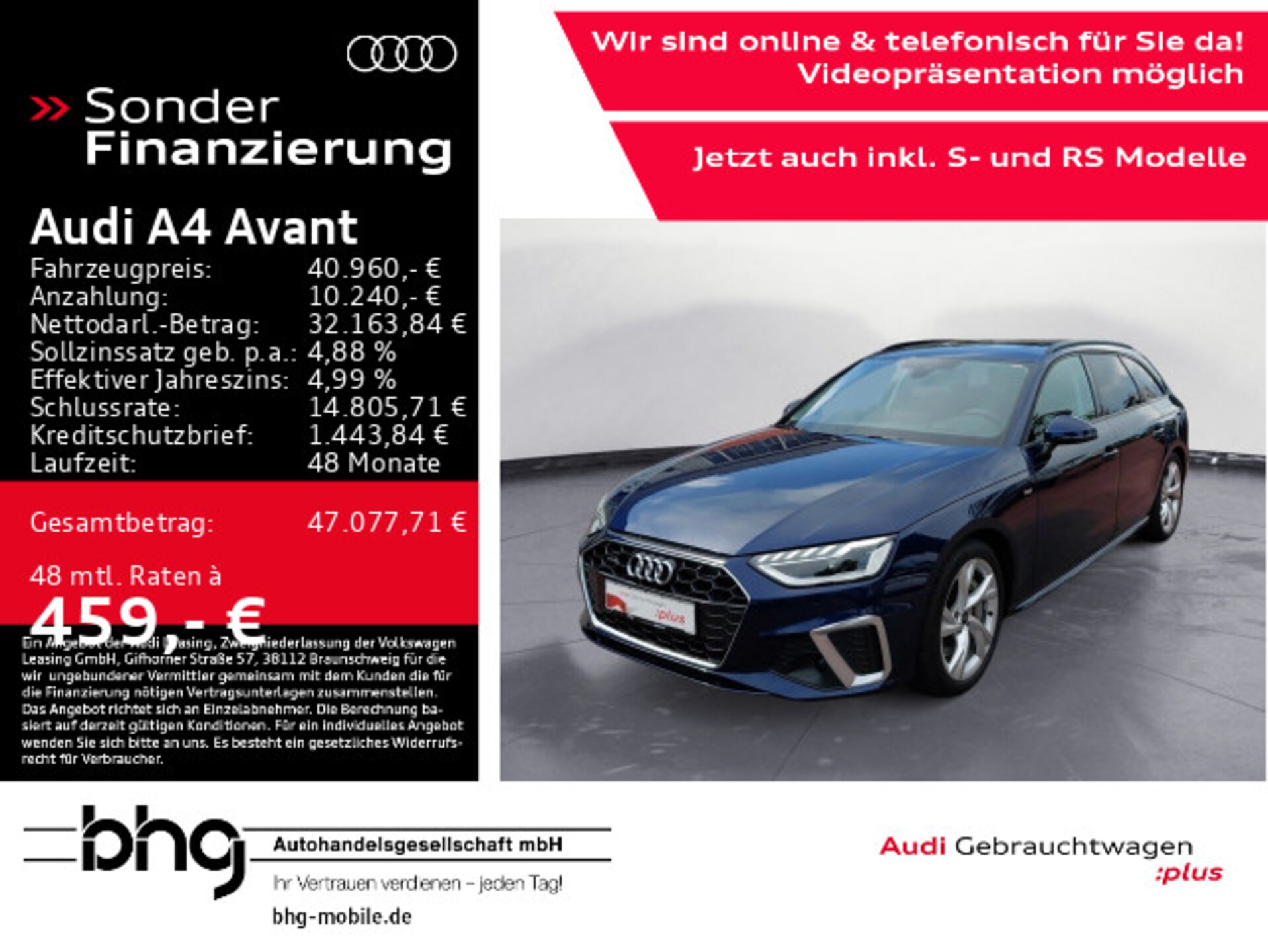 Audi A4 Avant S line