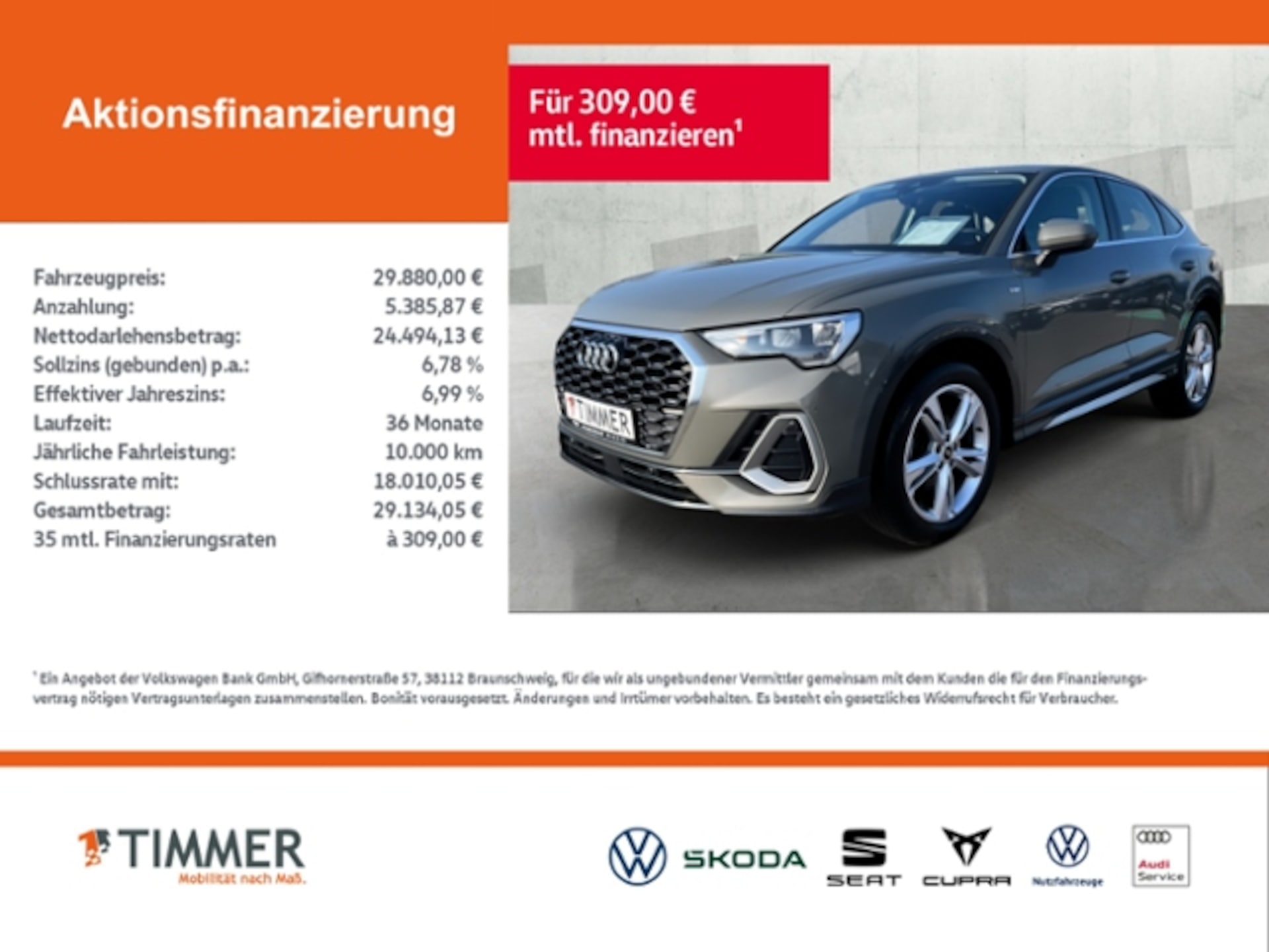 Audi Q3 Sportback S line