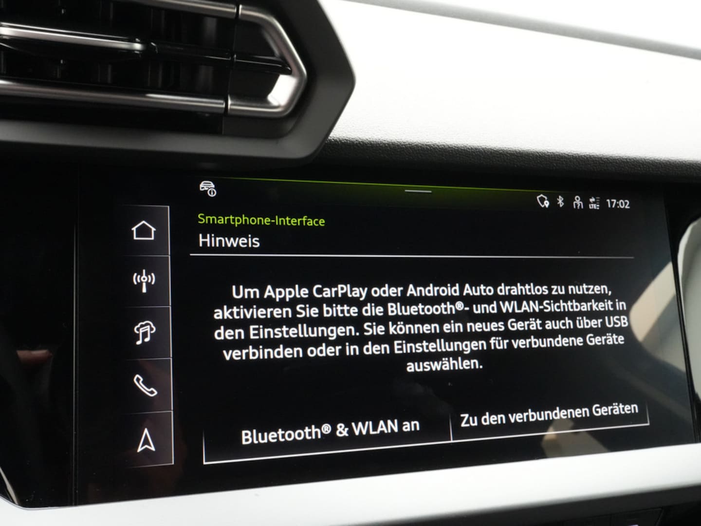 Bild über Audi A3 Sportback TFSI e TFSI e 150 kW S tronic - für weitere Informationen kontaktieren Sie den Audi Partner