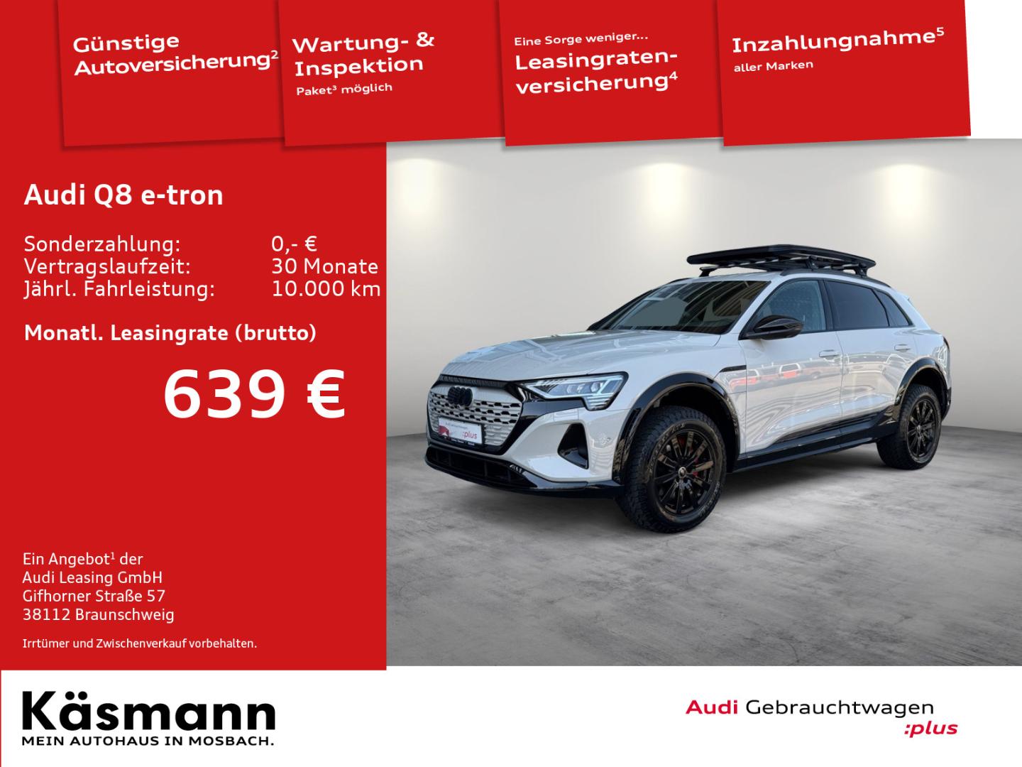 Image about Audi Q8 e-tron edition Dakar 55 e-tron quattro