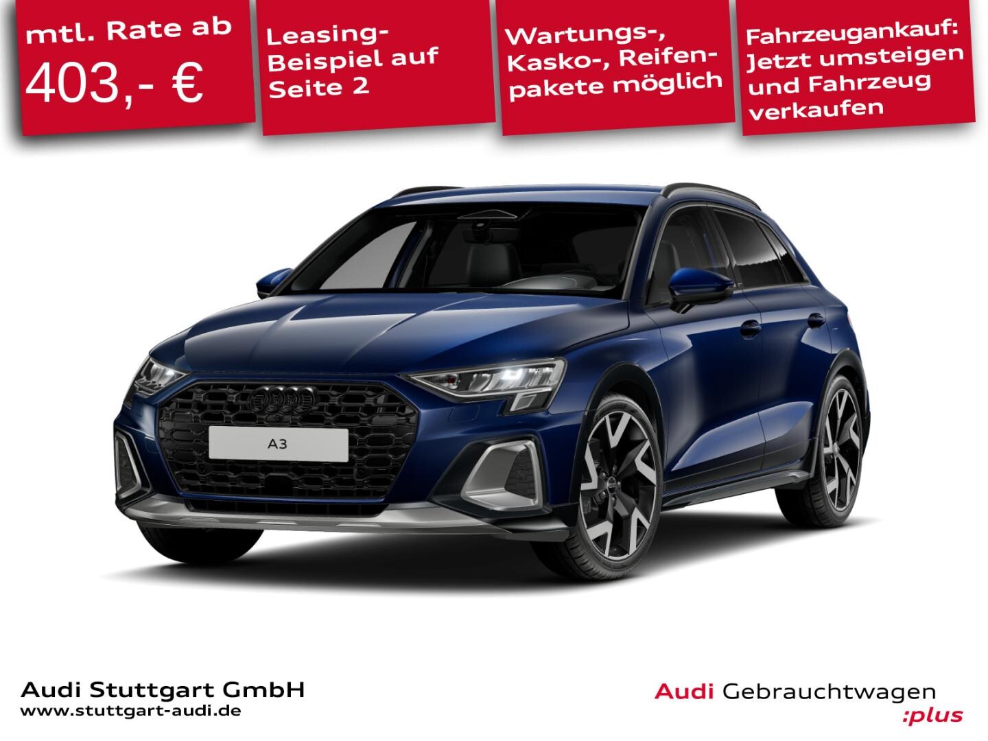 Bild über Audi A3 allstreet TFSI 110 kW S tronic - für weitere Informationen kontaktieren Sie den Audi Partner