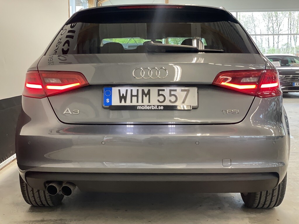 Bild som visar&nbsp;Audi A3 Sportback&nbsp;A3 1.4 TFSI 125 hk 6-växlad - för mer information kontakta din Audi Partner
