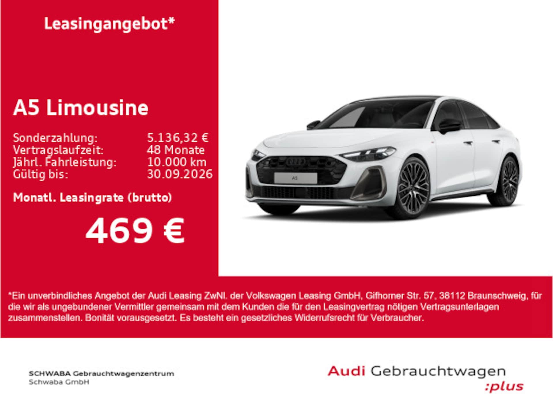 Audi A5 Limousine edition one