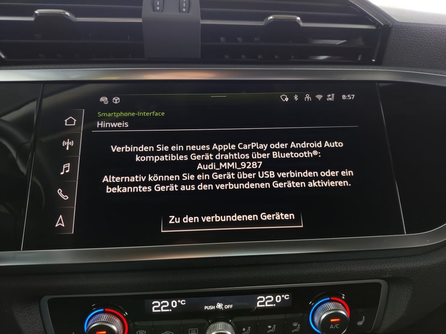 Bild über Audi Q3 Sportback TFSI 110 kW S tronic - für weitere Informationen kontaktieren Sie den Audi Partner