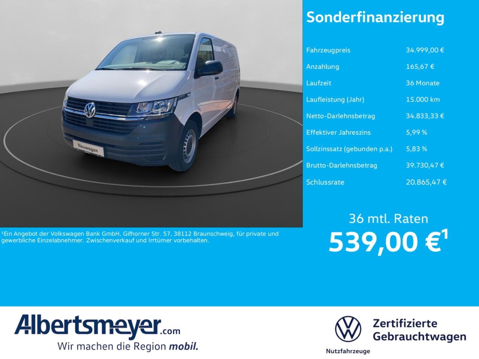Volkswagen T6.1 Transporter Kasten langer Radstand – Bild 2