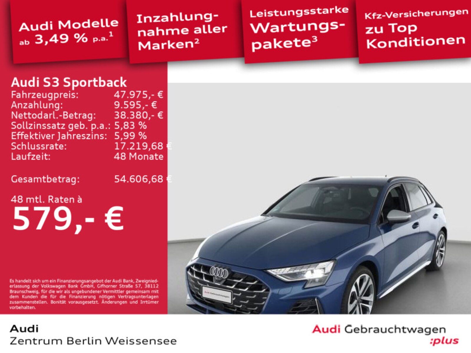 Audi S3 Sportback – Bild 2