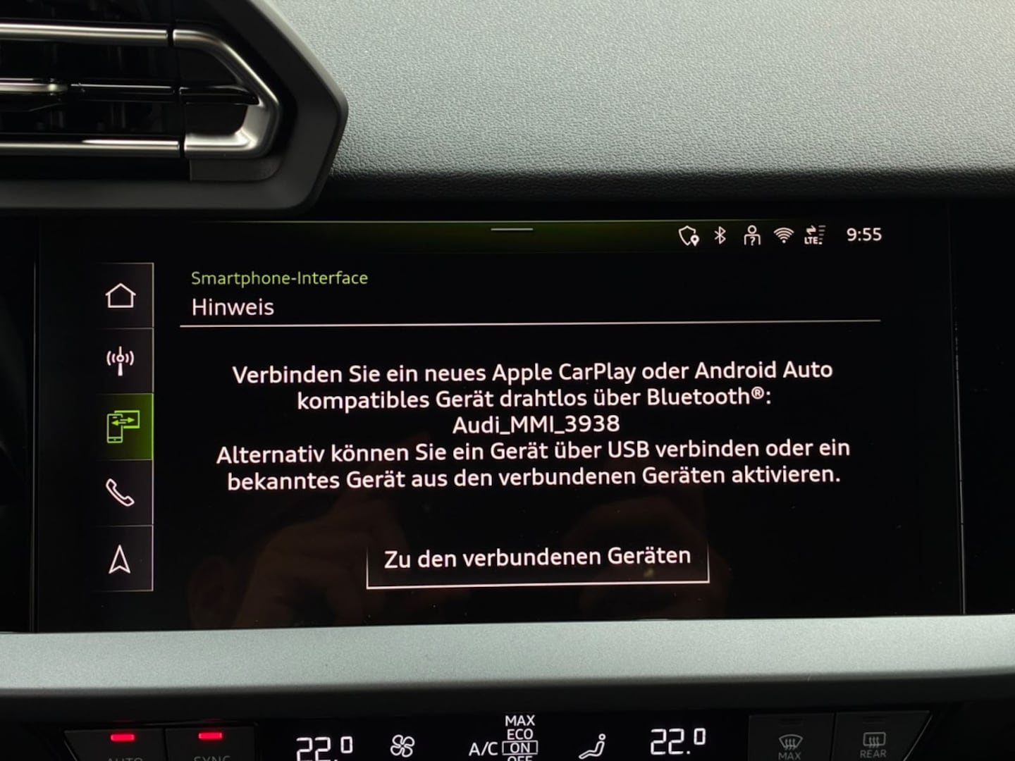 Bild über Audi A3 Sportback TFSI 85 kW S tronic - für weitere Informationen kontaktieren Sie den Audi Partner