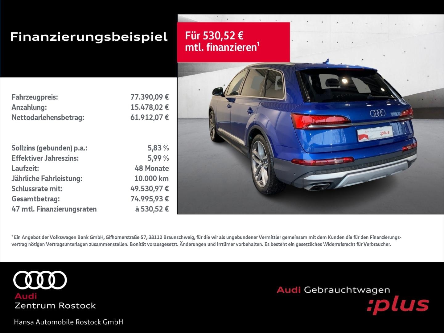 Bild über Audi Q7 SUV 50 TDI quattro tiptronic - für weitere Informationen kontaktieren Sie den Audi Partner