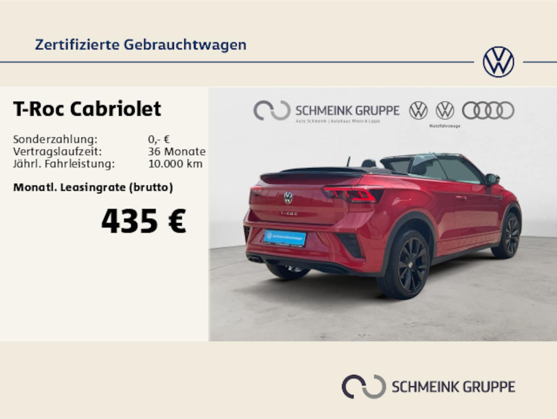 Volkswagen T-Roc Cabriolet R-Line