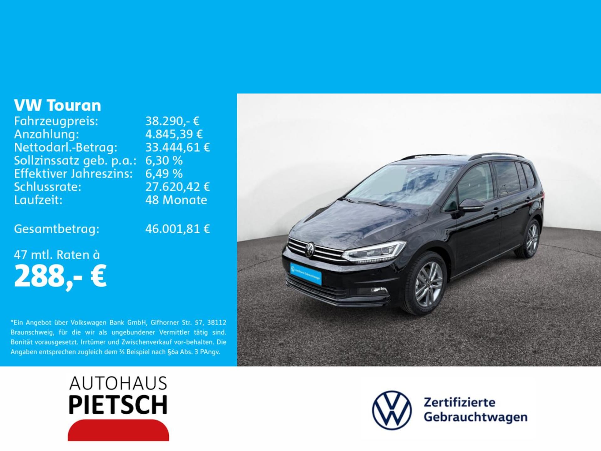 Volkswagen Touran Comfortline