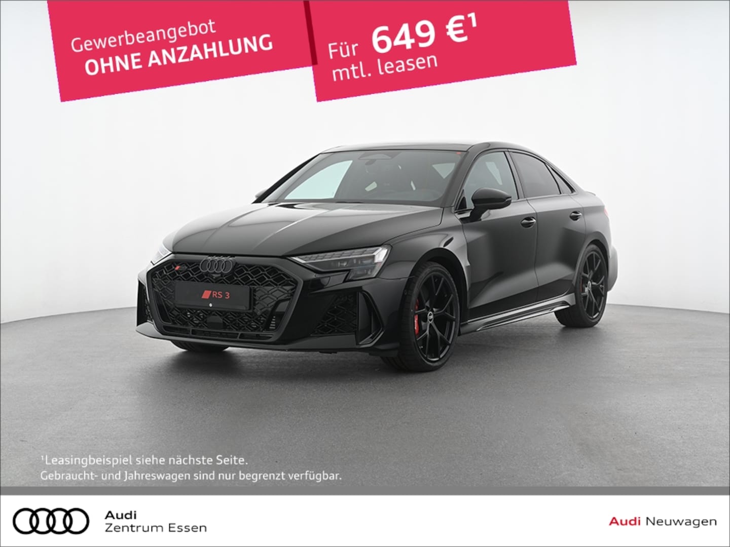 Bild über Audi RS 3 Limousine TFSI quattro 294 kW S tronic - für weitere Informationen kontaktieren Sie den Audi Partner