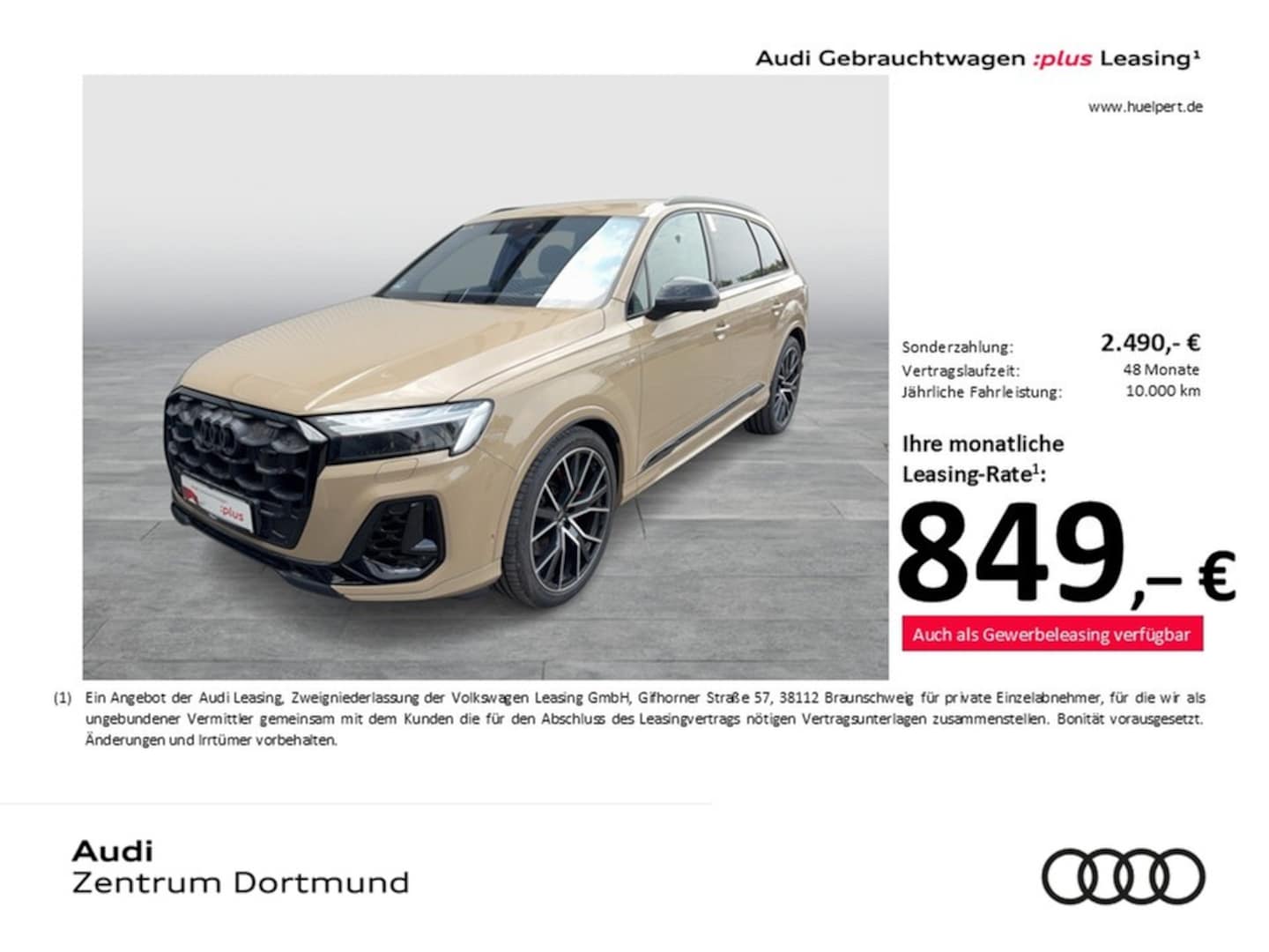 Bild über Audi Q7 SUV S line business TFSI quattro 250 kW tiptronic - für weitere Informationen kontaktieren Sie den Audi Partner