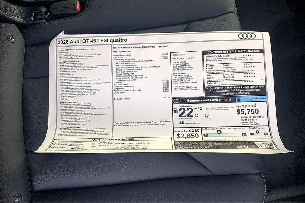 2026 Audi Q7 Premium - Photo 18