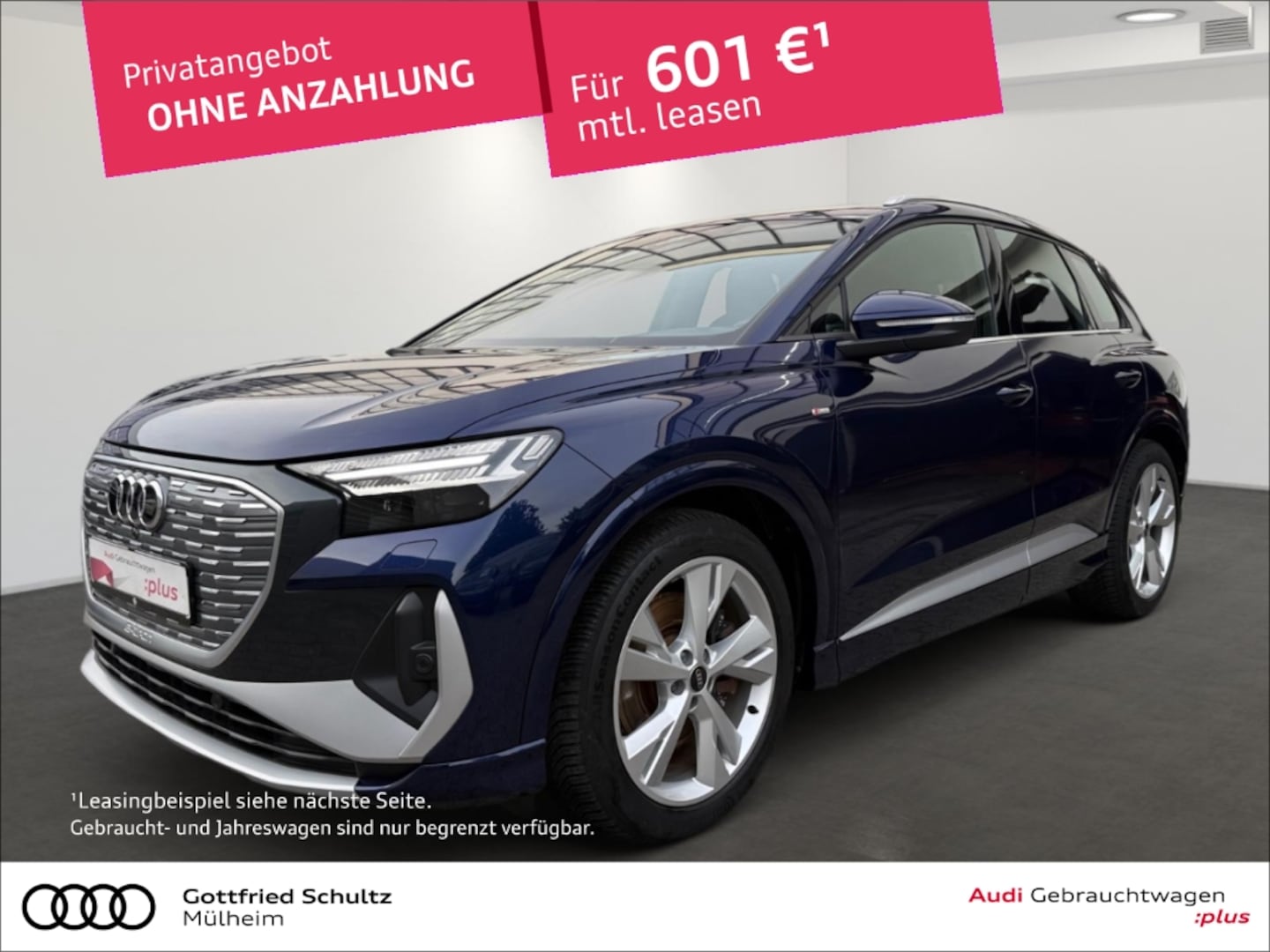 Bild über Audi Q4 e-tron 40 e-tron - für weitere Informationen kontaktieren Sie den Audi Partner