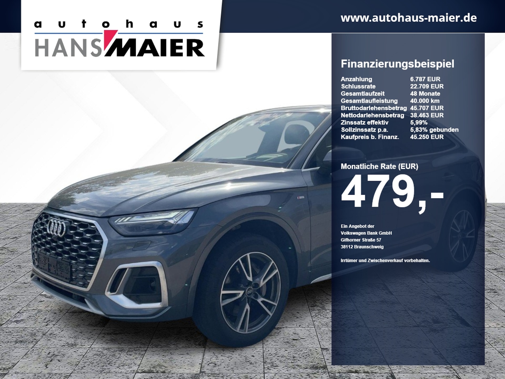 Audi Q5 Sportback TFSI e 2023
