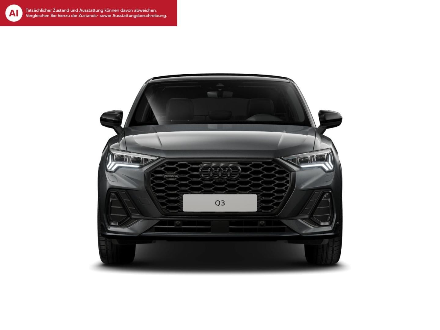 Bild über Audi Q3 Sportback TFSI quattro 140 kW S tronic - für weitere Informationen kontaktieren Sie den Audi Partner