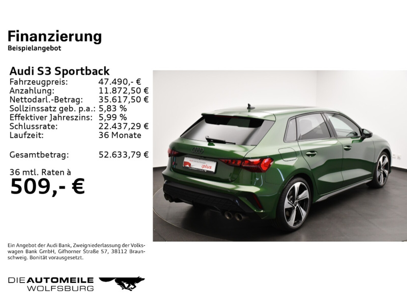 Audi S3 Sportback – Bild 2