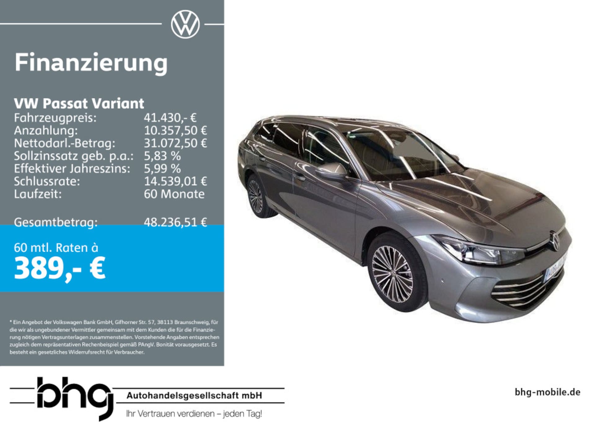 Volkswagen Passat Elegance