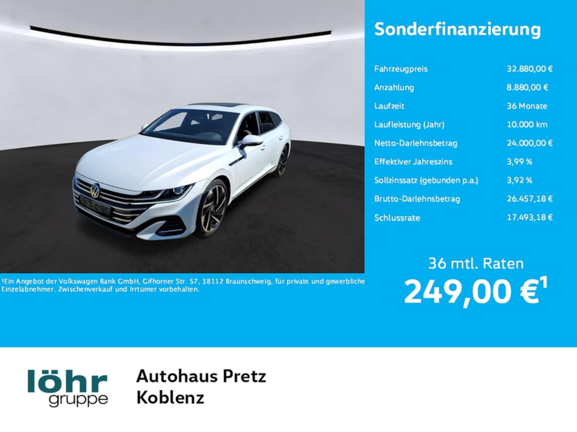 Volkswagen Arteon Shooting Brake R-Line