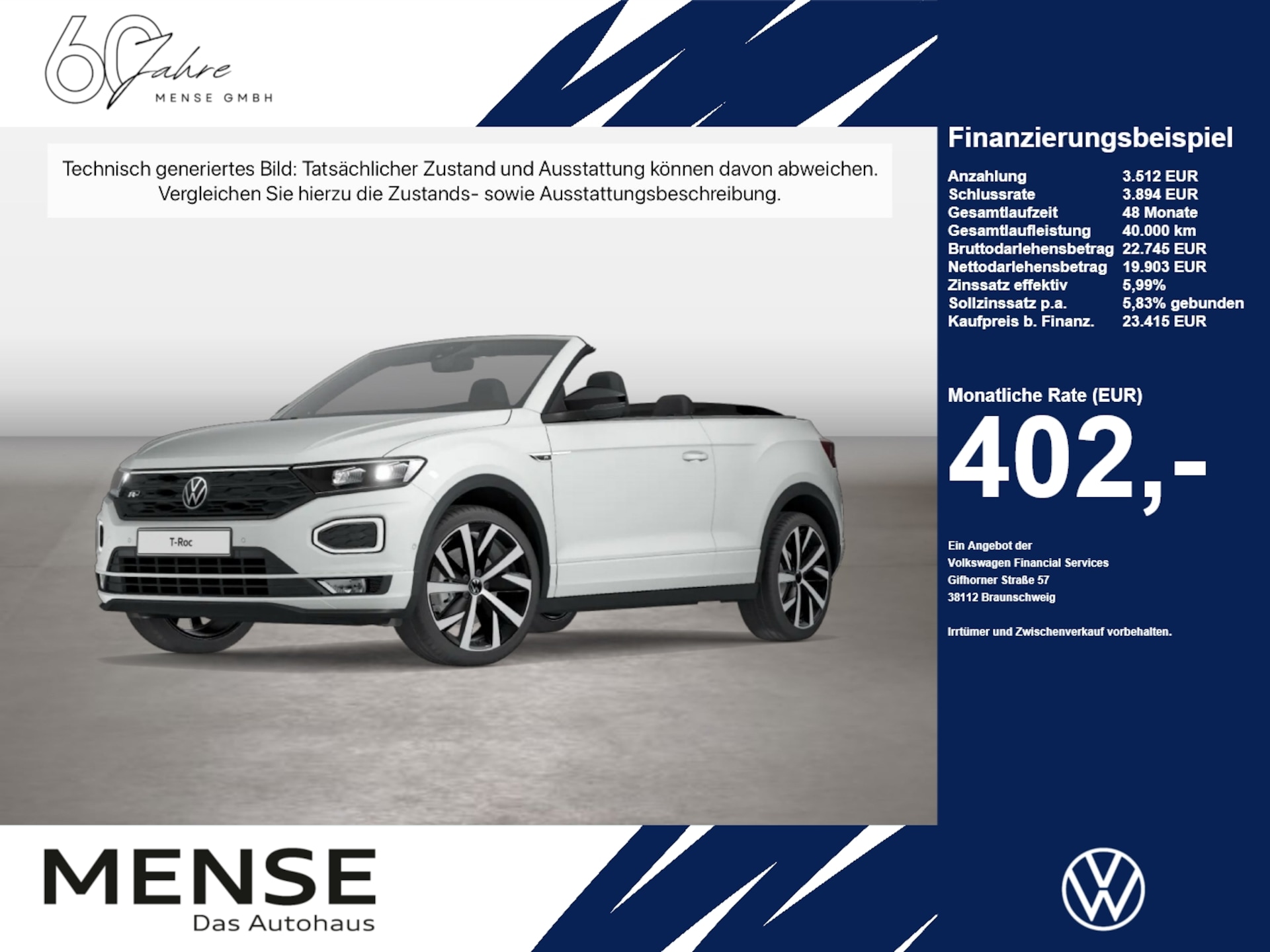 Volkswagen T-Roc Cabriolet 2021 — 1.5 TSI DSG Beats|CarPlay