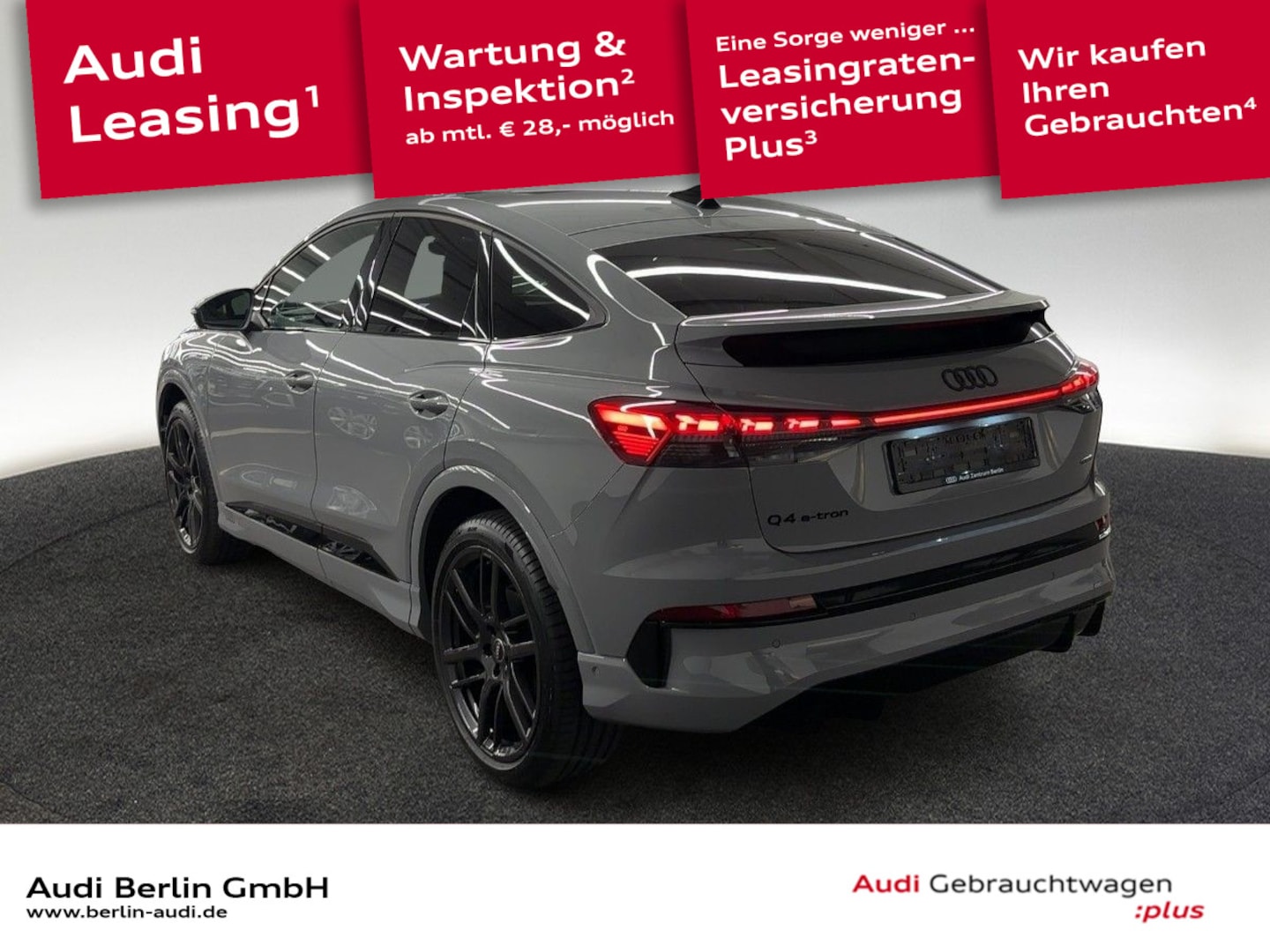 Bild über Audi Q4 Sportback e-tron e-tron quattro 220 kW - für weitere Informationen kontaktieren Sie den Audi Partner