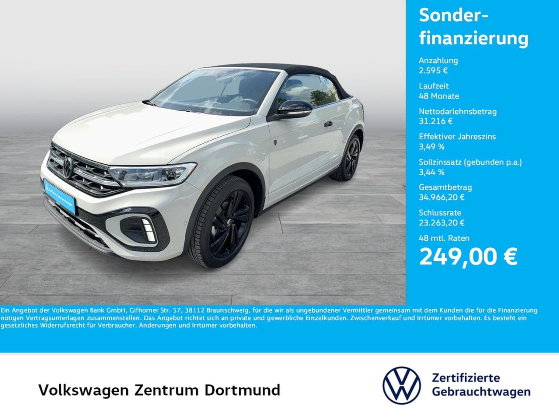 Volkswagen T-Roc Cabriolet R-Line