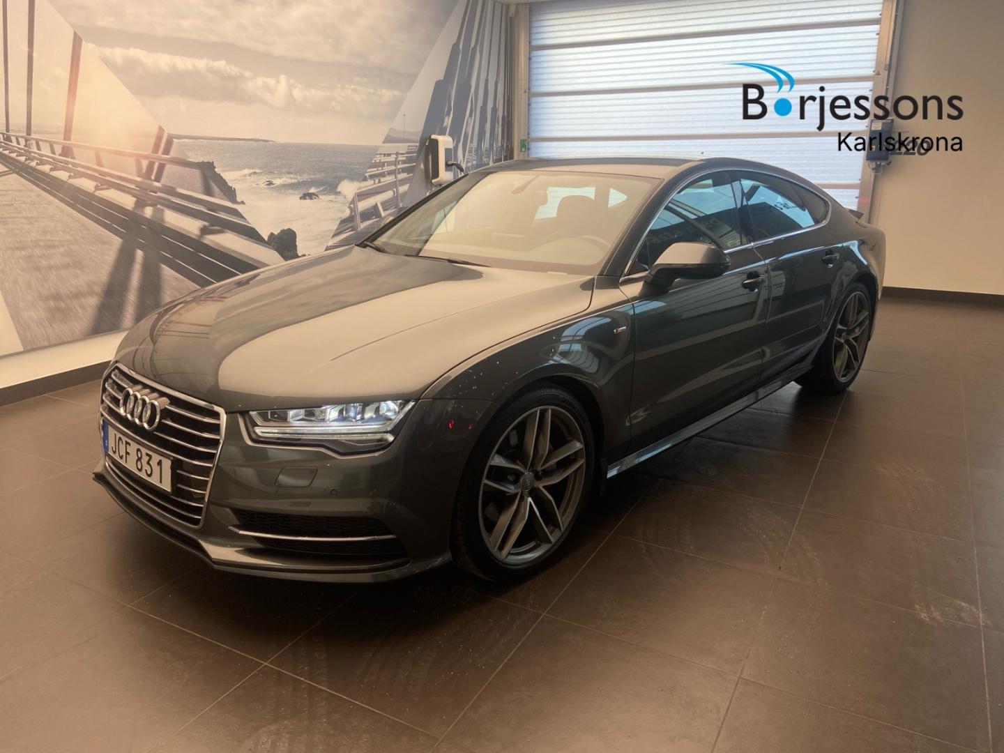 Bild som visar&nbsp;Audi A7 Sportback&nbsp;A7 Sportback 3.0 TDI quattro 218 hk S tronic - för mer information kontakta din Audi Partner