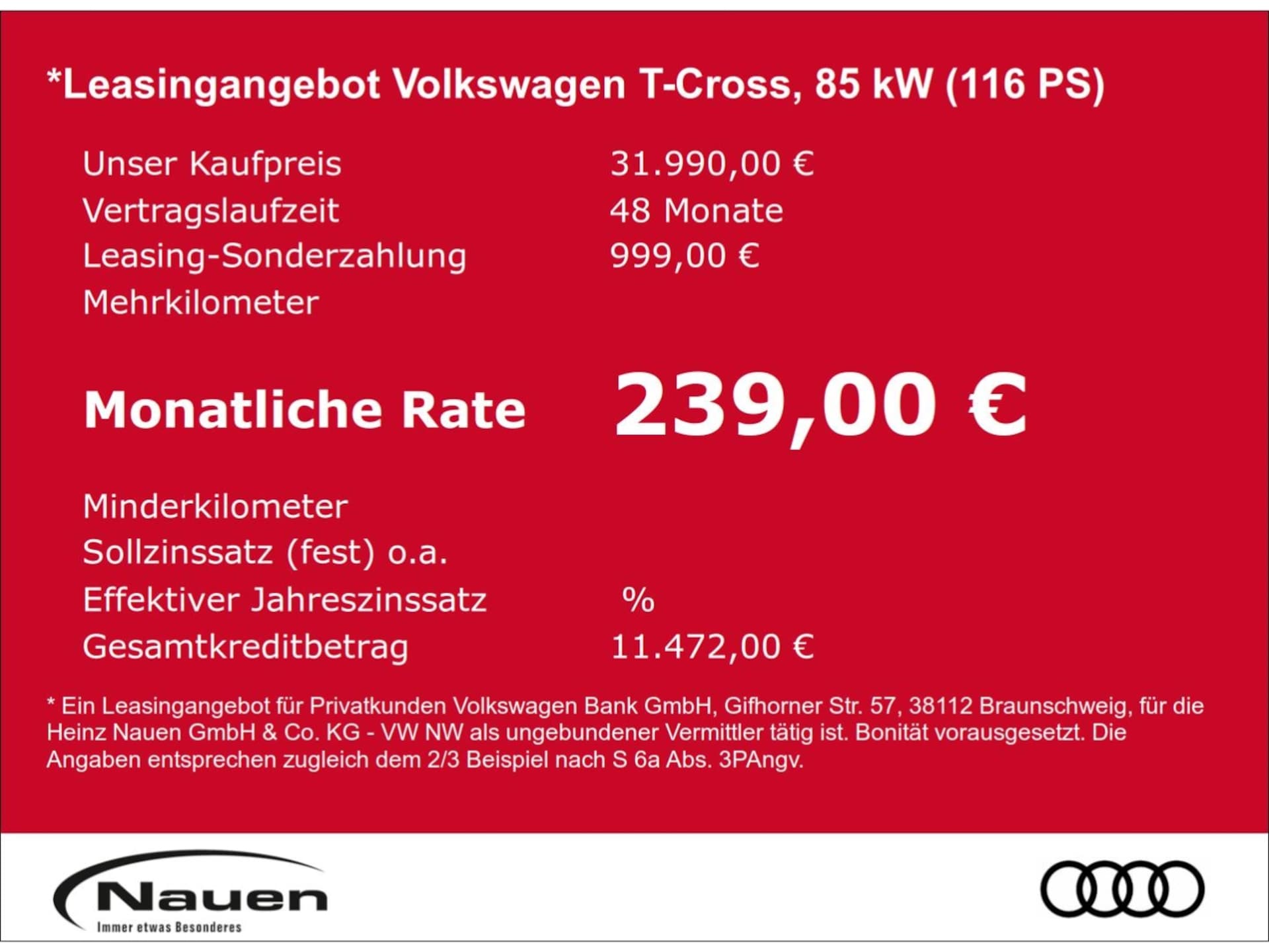 Volkswagen T-Cross ENERGY