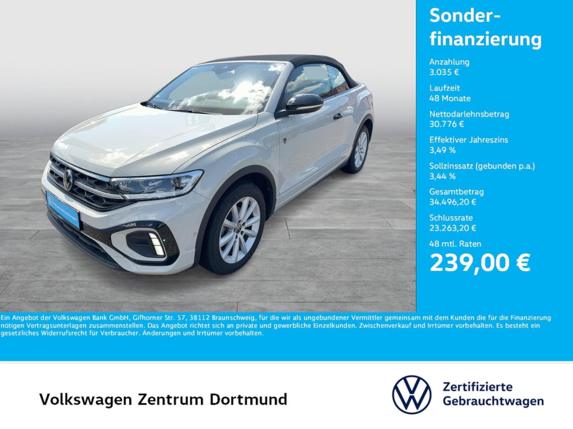 Volkswagen T-Roc Cabriolet R-Line