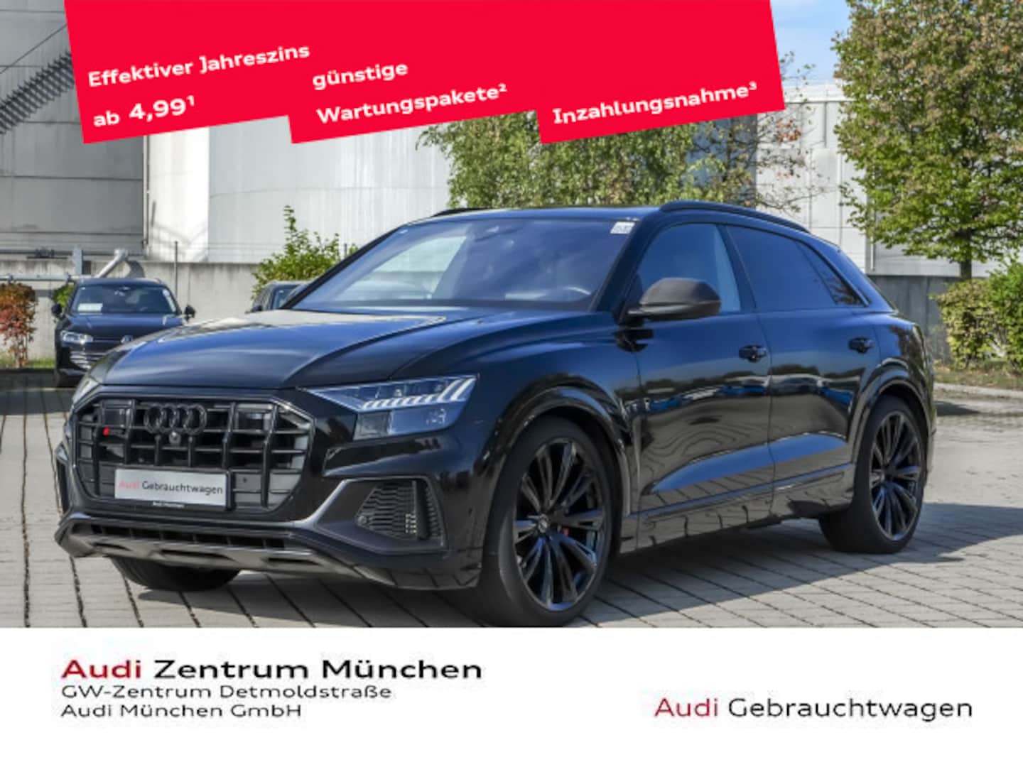 Bild über Audi SQ8 competition plus TFSI quattro tiptronic - für weitere Informationen kontaktieren Sie den Audi Partner