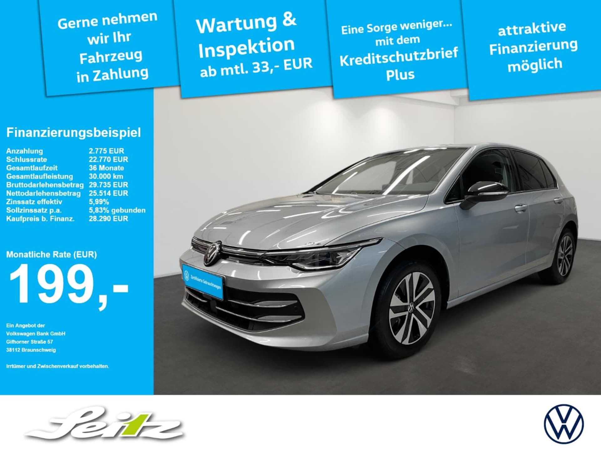 Volkswagen Golf — Volkswagen Golf VIII 1.5 eTSI Goal *AHK*KAMERA*LED*