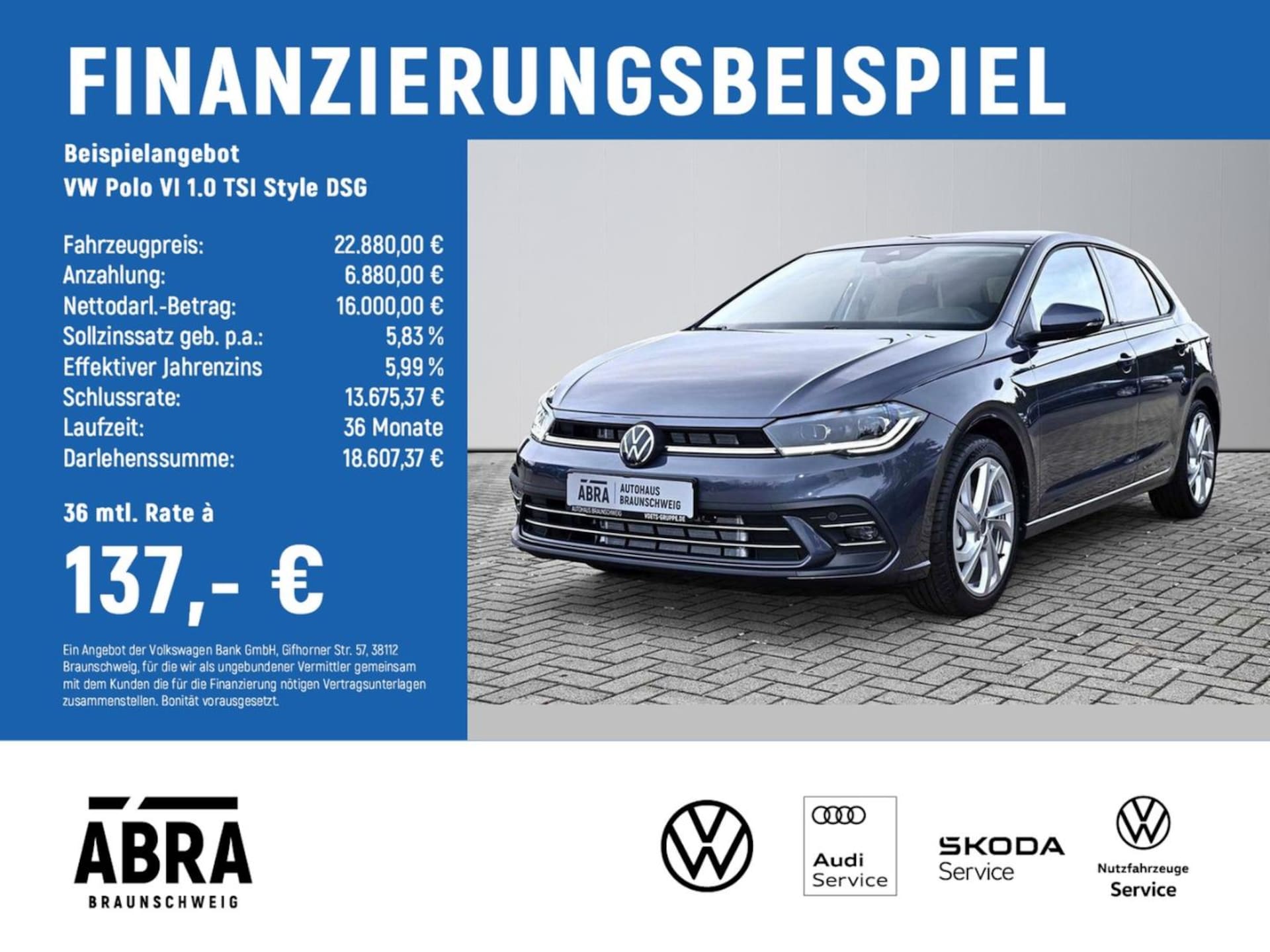 Volkswagen Polo 2024 — Polo VI 1.0 TSI Style DSG IQ.DRIVE+NAV+PANO+AHK