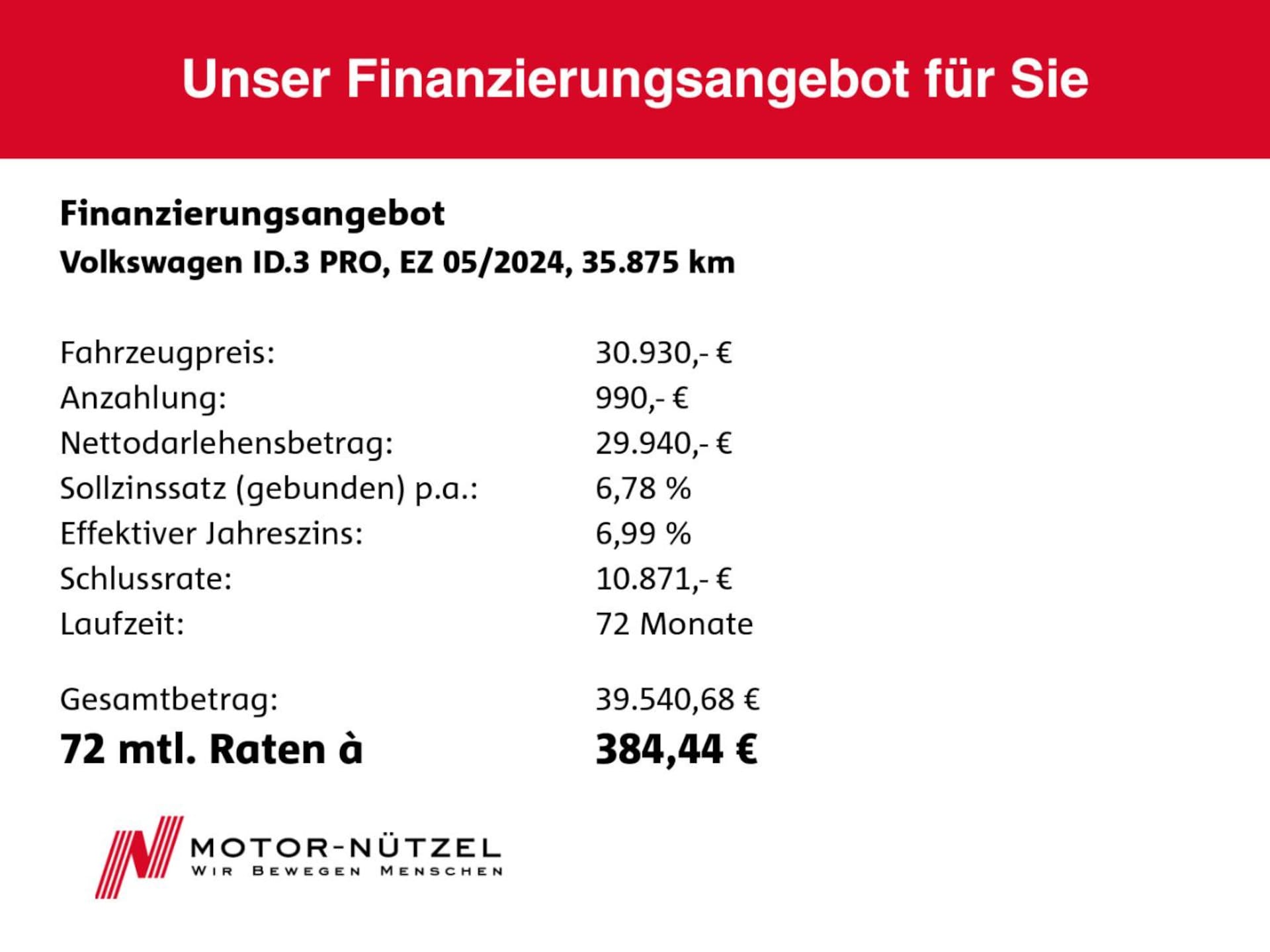 Volkswagen ID.3 MOVE Pro