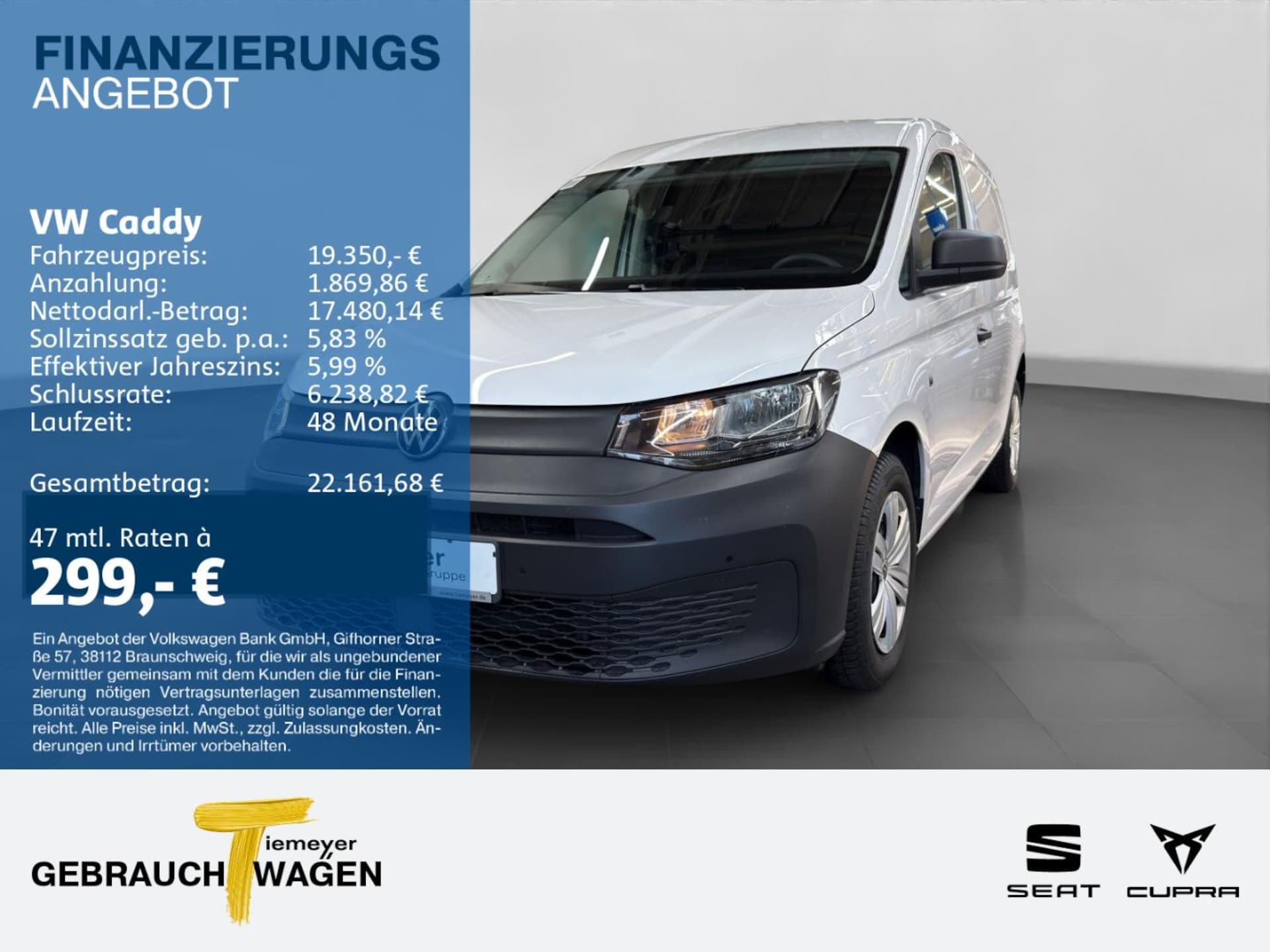Volkswagen Caddy Cargo EcoProfi