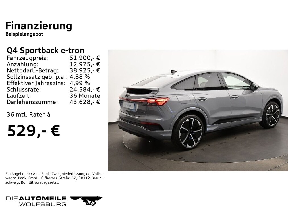 Image about Audi Q4 Sportback e-tron 45 e-tron quattro