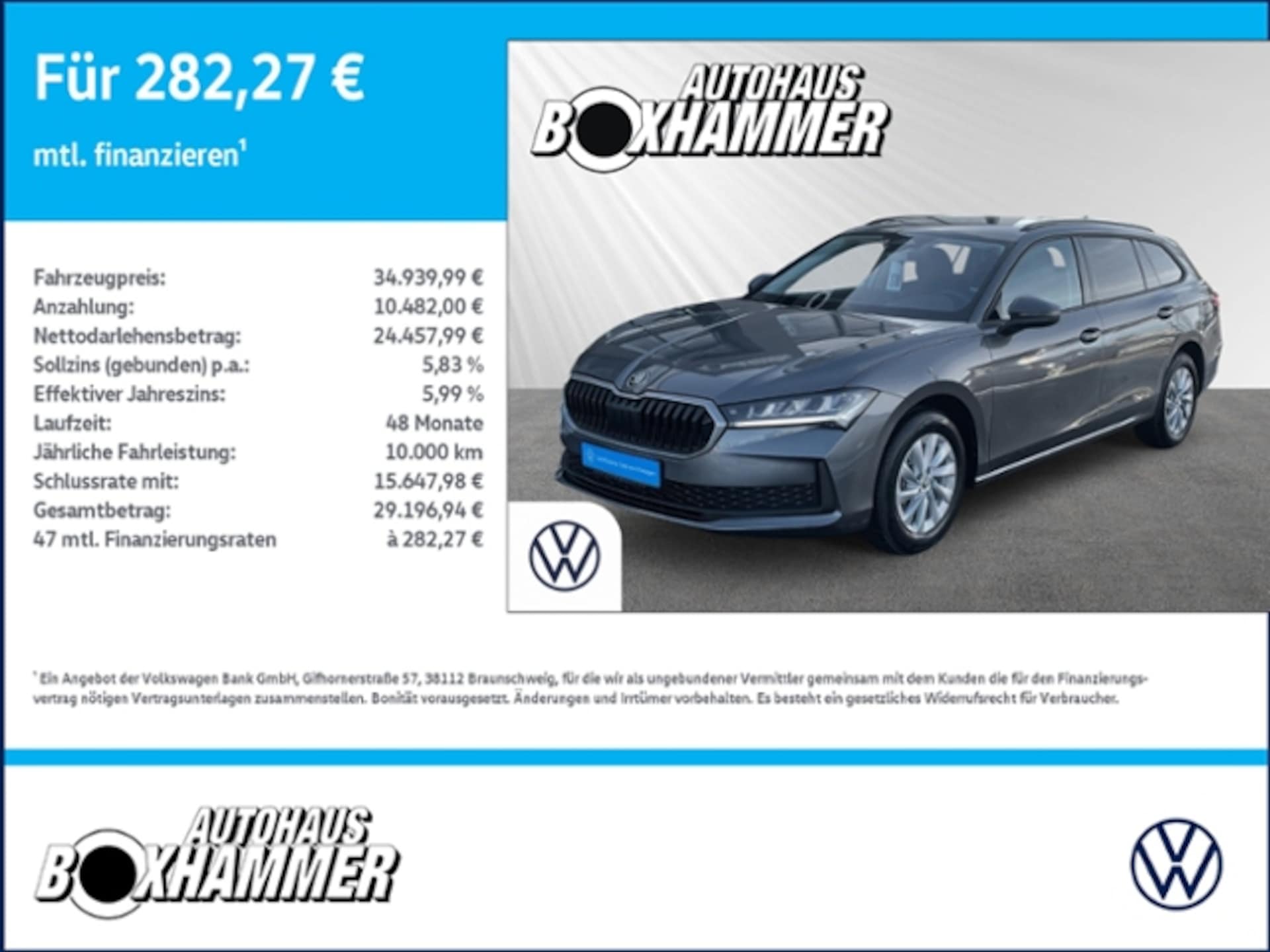 Skoda Superb Combi Essence