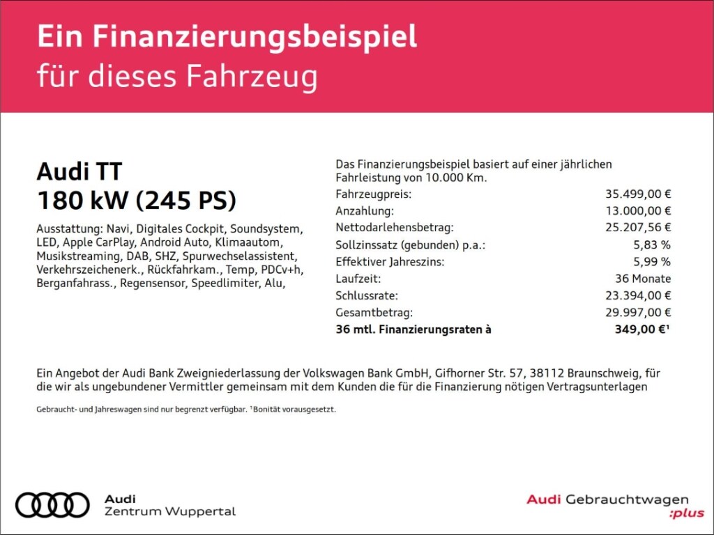 Image about Audi TT Coupé 45 TFSI quattro S tronic