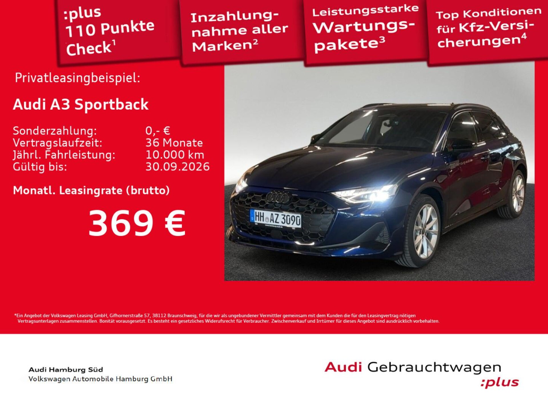 Audi A3 Sportback Advanced