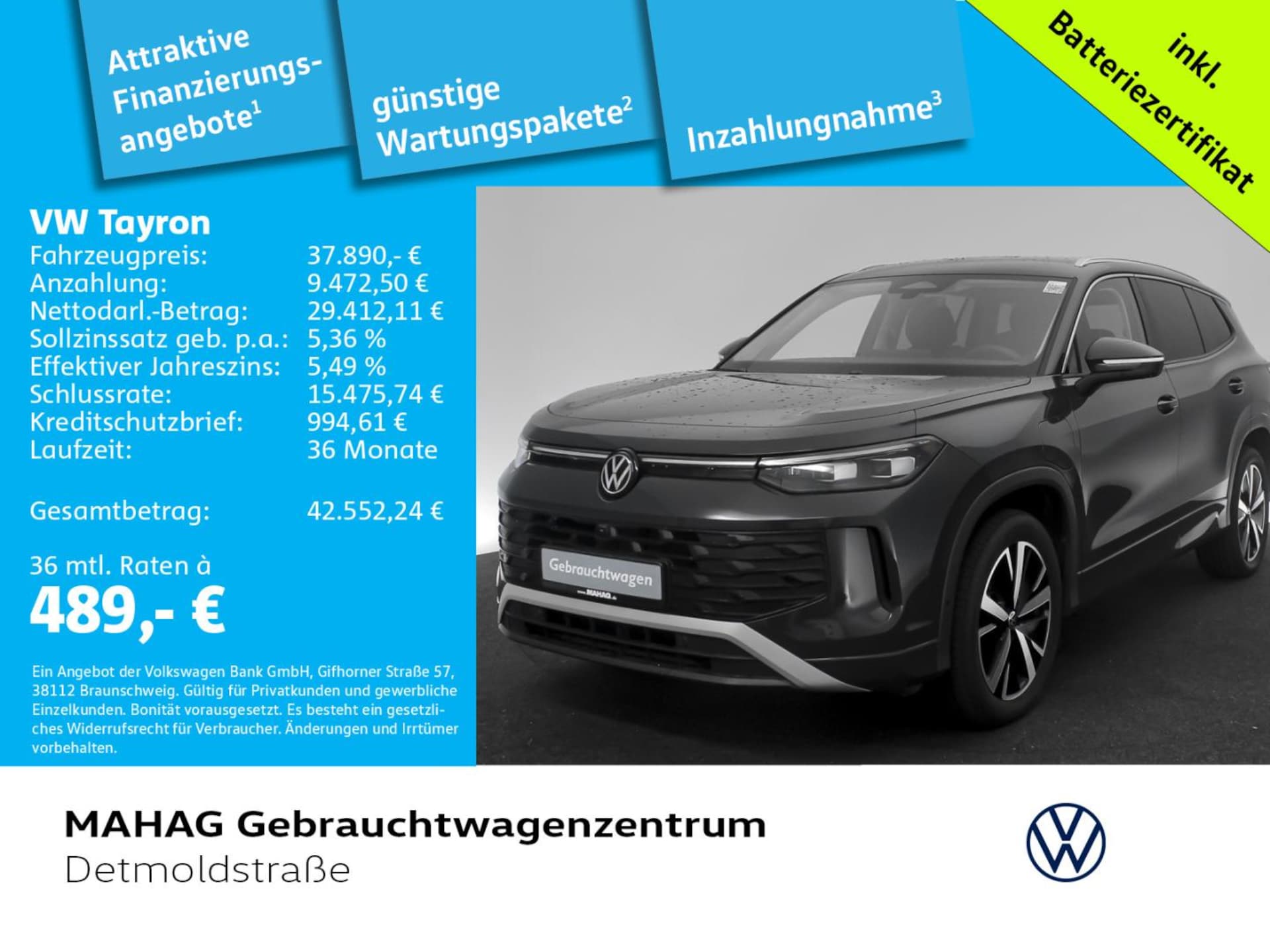Volkswagen Tayron Life