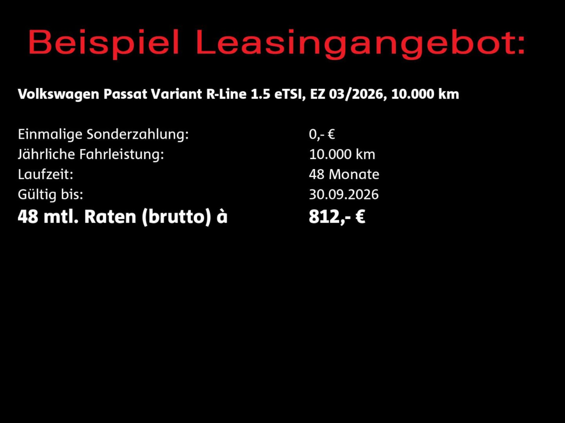 Volkswagen Passat R-Line