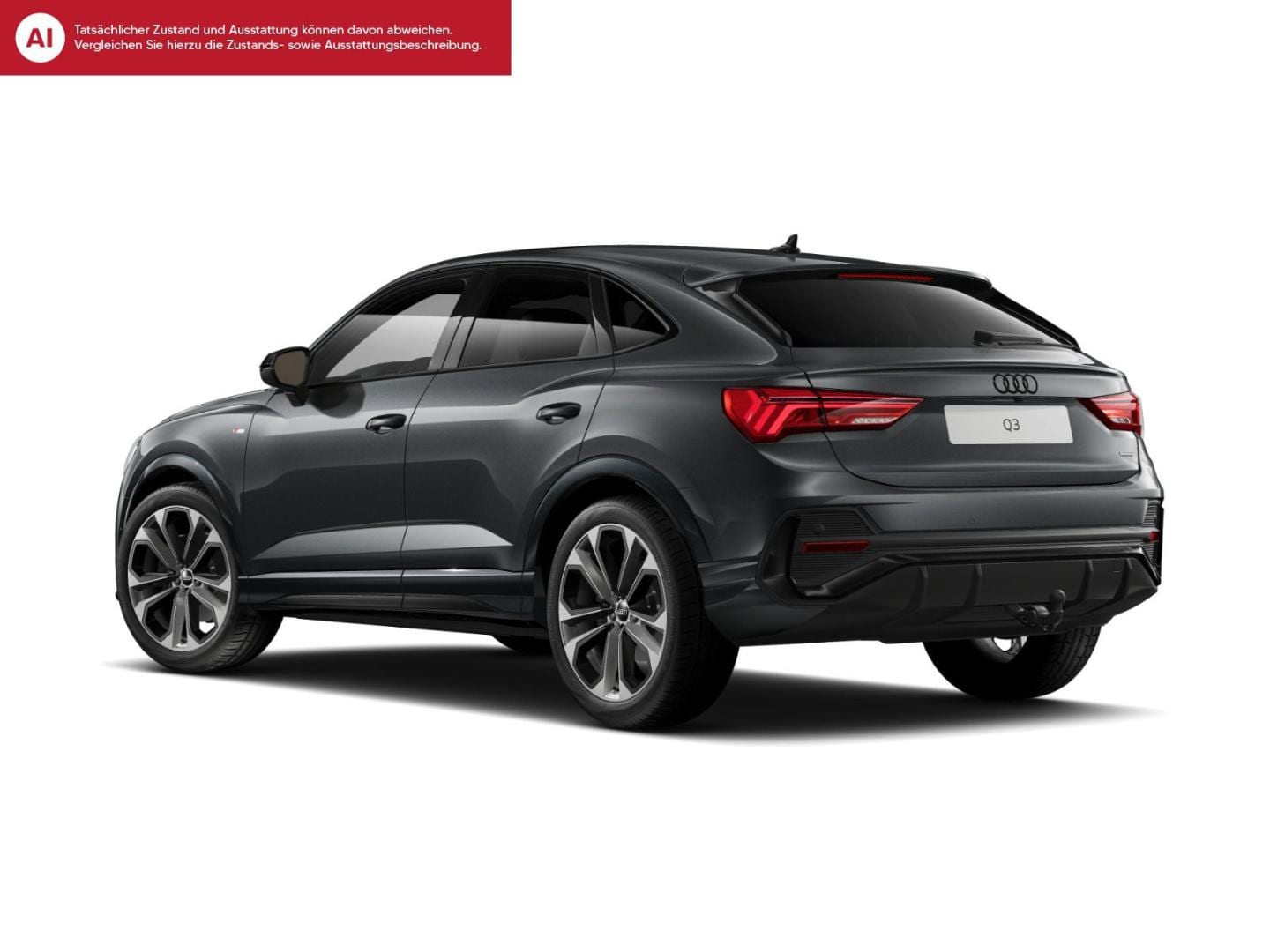 Bild über Audi Q3 Sportback TFSI quattro 140 kW S tronic - für weitere Informationen kontaktieren Sie den Audi Partner