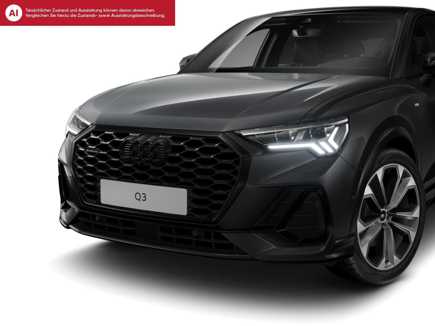 Bild über Audi Q3 Sportback TFSI quattro 140 kW S tronic - für weitere Informationen kontaktieren Sie den Audi Partner