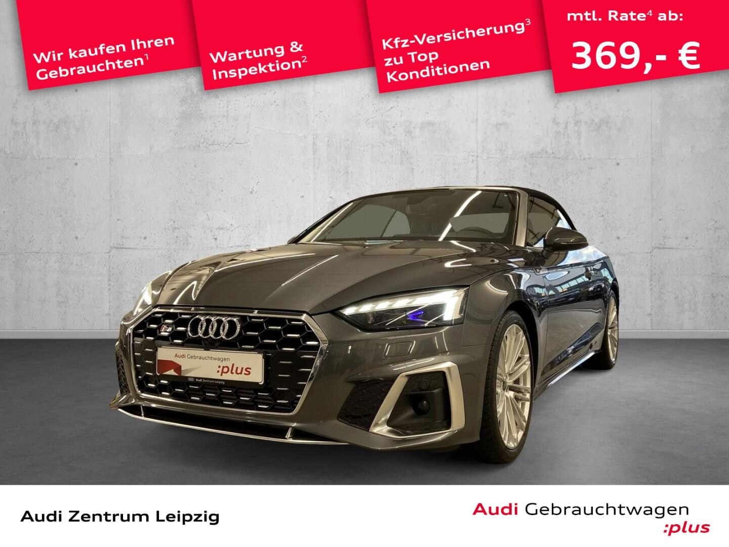 Bild über Audi S5 Cabriolet TFSI quattro tiptronic - für weitere Informationen kontaktieren Sie den Audi Partner