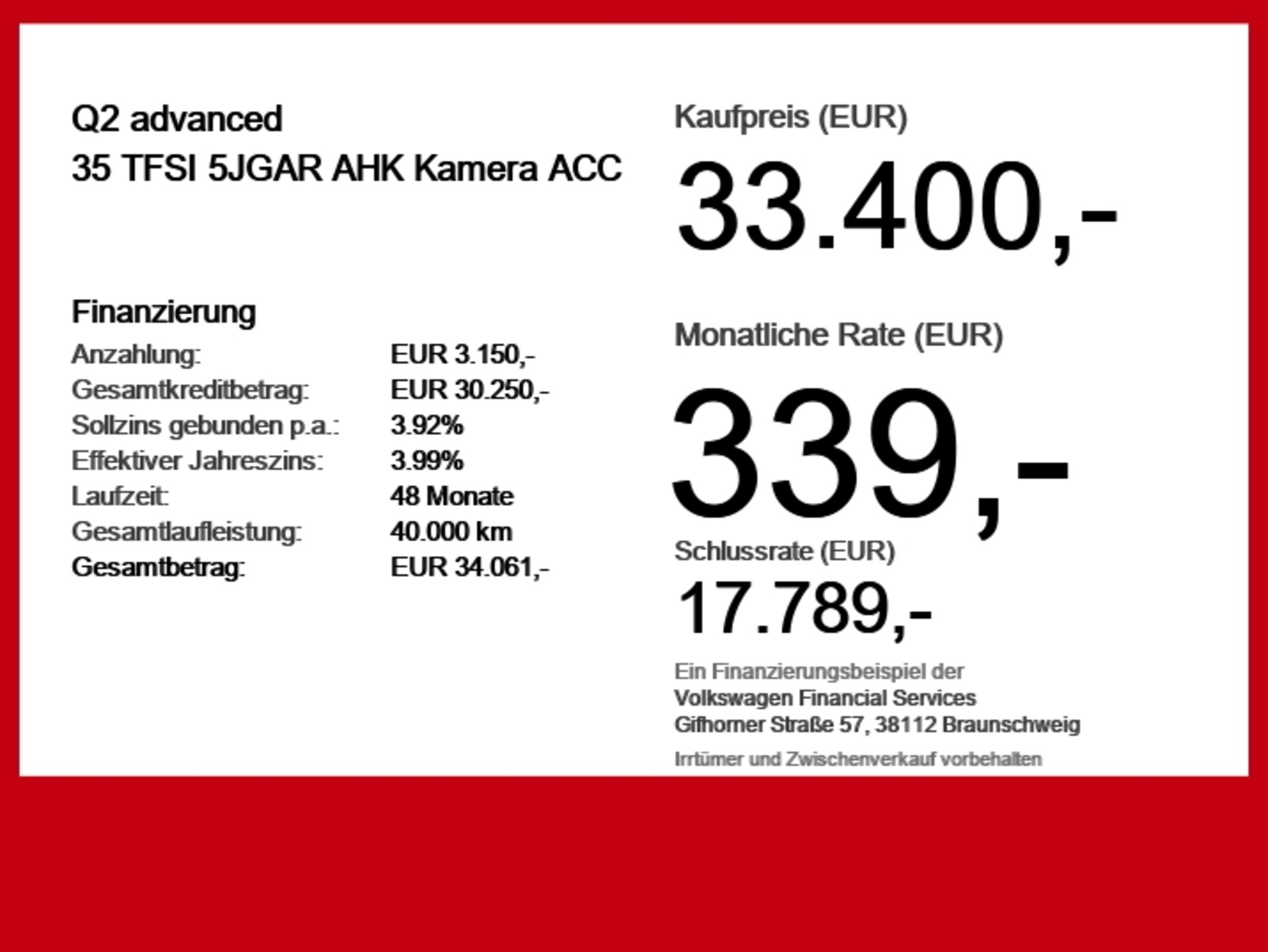 Audi Q2 Advanced