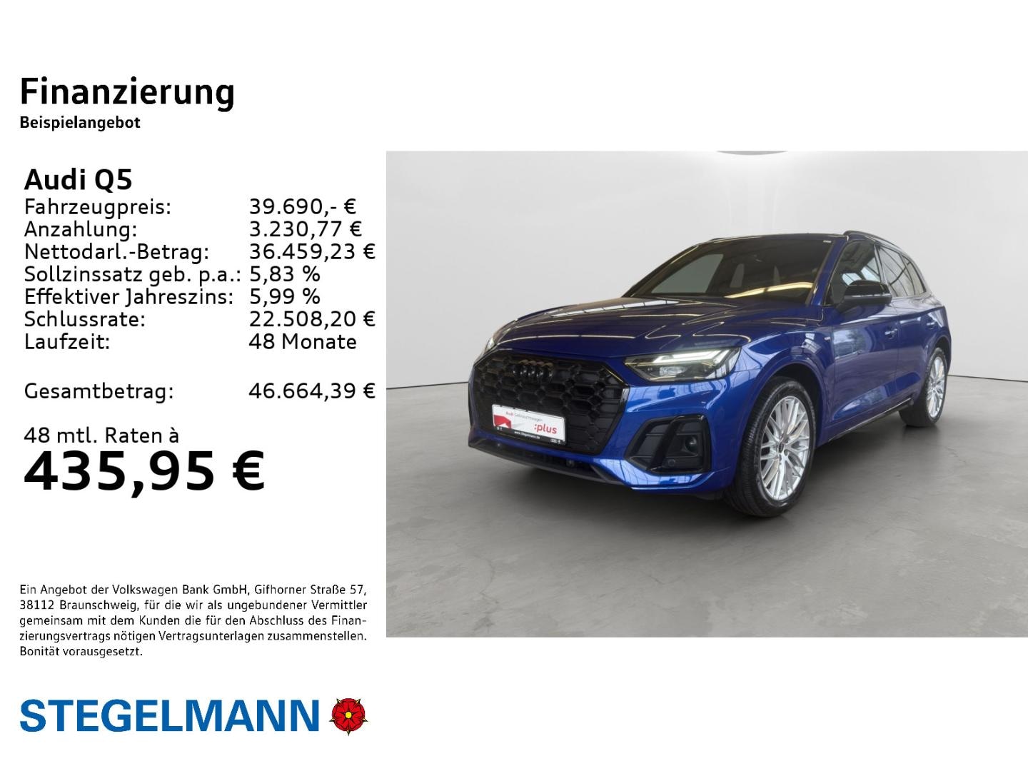 Bild über Audi Q5 35 TDI S tronic - für weitere Informationen kontaktieren Sie den Audi Partner