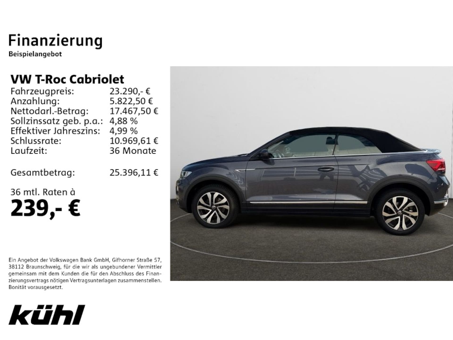Volkswagen T-Roc Cabriolet Active