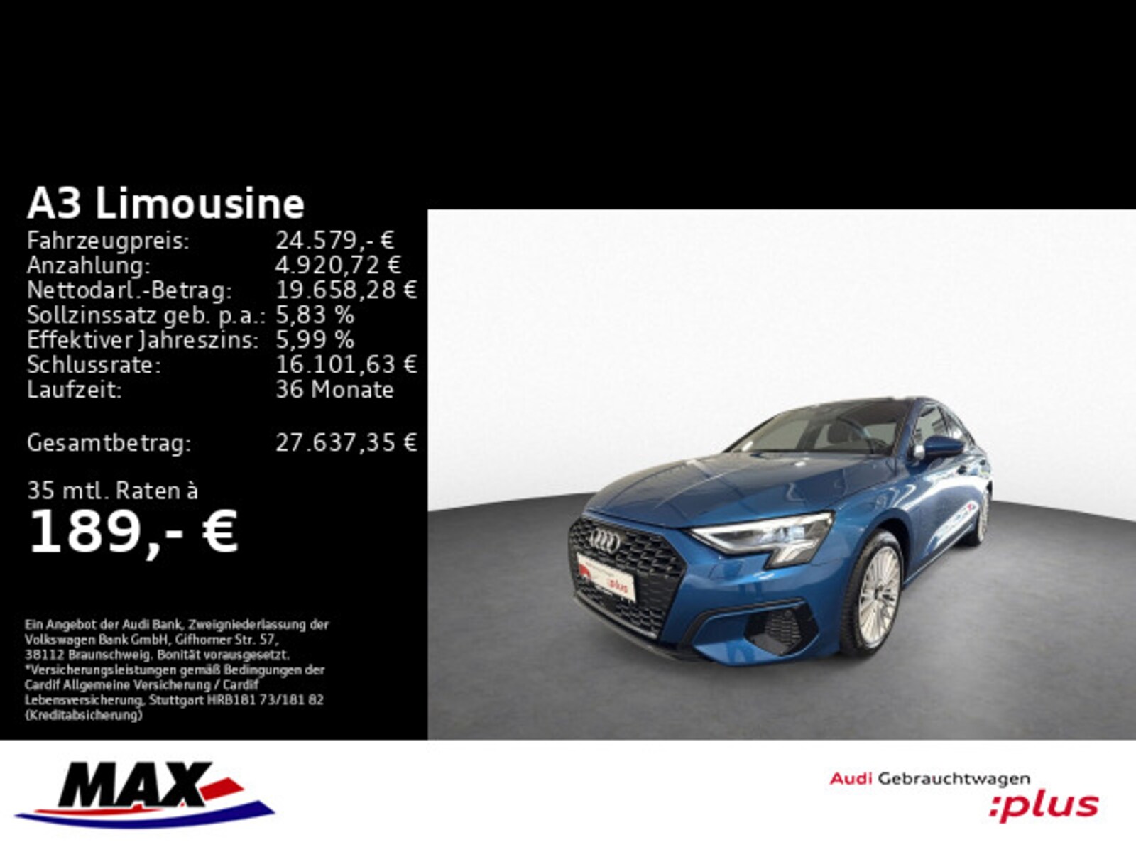 Audi A3 Limousine – Bild 2