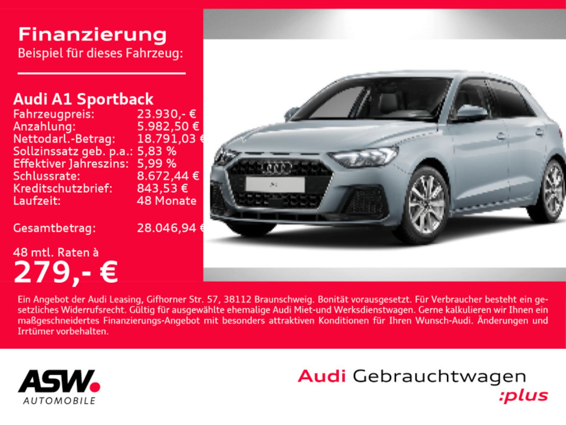 Audi A1 Sportback Advanced